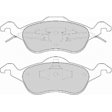 FD6790N NECTO Комплект тормозных колодок, дисковый тормоз