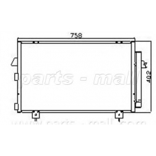 PXNCF-018 Parts mall Конденсатор, кондиционер