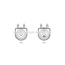 PEA3285 AVA Масляный радиатор, двигательное масло