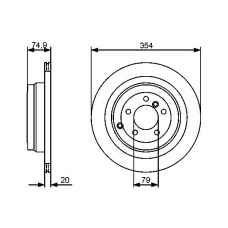 0 986 479 479 BOSCH Тормозной диск