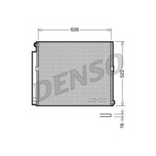 DCN50021 DENSO Конденсатор, кондиционер