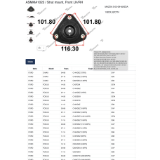 ASMMA1023 Tenacity Верхняя опора стойки