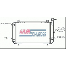 1600361 KUHLER SCHNEIDER Радиатор, охлаждение двигател