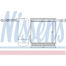 92130 NISSENS Испаритель, кондиционер