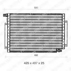 TSP0225241 DELPHI Конденсатор, кондиционер