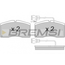 BP3160 BREMSI Комплект тормозных колодок, дисковый тормоз