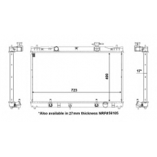 56106 NRF Радиатор, охлаждение двигателя