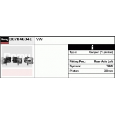 DC784634E DELCO REMY Тормозной суппорт