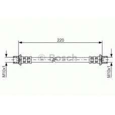 1 987 481 132 BOSCH Тормозной шланг