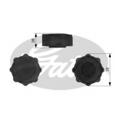 RC214 GATES Крышка, резервуар охлаждающей жидкости