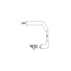 6A02/44 BREMI Провод зажигания