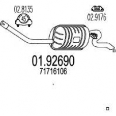 01.92690 MTS Глушитель выхлопных газов конечный