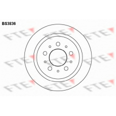 BS3836 FTE Тормозной диск