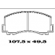 BL1190A1 FTE Комплект тормозных колодок, дисковый тормоз