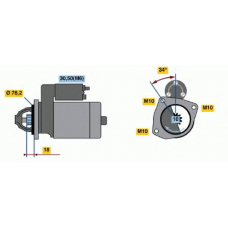 0 986 020 900 BOSCH Стартер