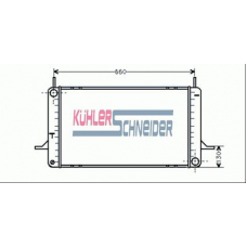 1808801 KUHLER SCHNEIDER Радиатор, охлаждение двигател