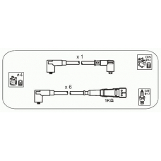 M12 JANMOR Комплект проводов зажигания
