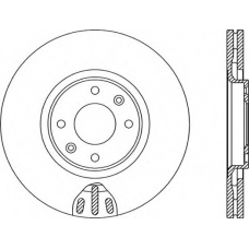 BDR2068.20 OPEN PARTS Тормозной диск