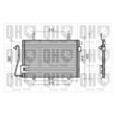 QCN377 QUINTON HAZELL Конденсатор, кондиционер