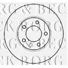 BBD5901S BORG & BECK Тормозной диск