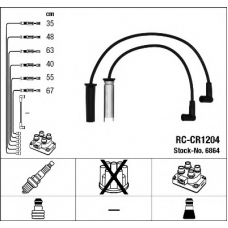 6864 NGK Комплект проводов зажигания