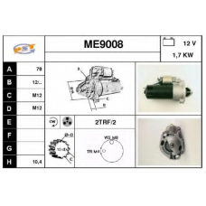 ME9008 SNRA Стартер