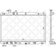 10-25455-SX STELLOX Радиатор, охлаждение двигателя