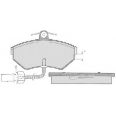 RA.0695.2 RAICAM Комплект тормозных колодок, дисковый тормоз