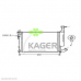 31-0198 KAGER Радиатор, охлаждение двигателя