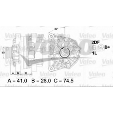 437460 VALEO Генератор