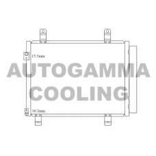 105587 AUTOGAMMA Конденсатор, кондиционер