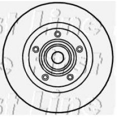 FBD1718 FIRST LINE Тормозной диск