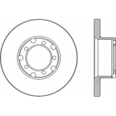 BDA1783.10 OPEN PARTS Тормозной диск