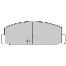 FBP-1737 FREMAX Комплект тормозных колодок, дисковый тормоз