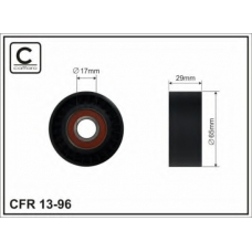 13-96 CAFFARO Натяжной ролик, поликлиновой  ремень