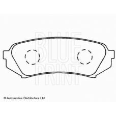 ADT342111 BLUE PRINT Комплект тормозных колодок, дисковый тормоз