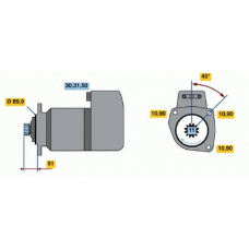 0 001 416 005 BOSCH Стартер