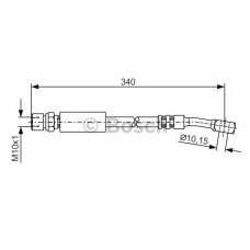 1 987 476 691 BOSCH Тормозной шланг