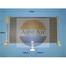 16-5001 AUTO AIR GLOUCESTER Конденсатор, кондиционер