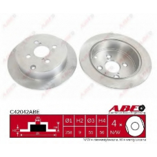 C42042ABE ABE Тормозной диск