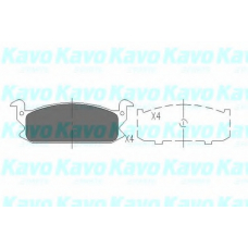 KBP-1503 KAVO PARTS Комплект тормозных колодок, дисковый тормоз