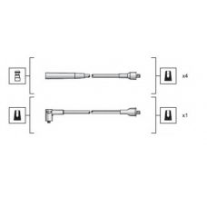 941318111116 MAGNETI MARELLI Комплект проводов зажигания