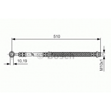 1 987 481 110 BOSCH Тормозной шланг