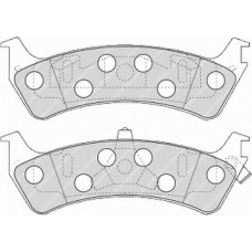 FDB1130 FERODO Комплект тормозных колодок, дисковый тормоз