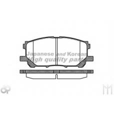 1080-5212 ASHUKI Комплект тормозных колодок, дисковый тормоз