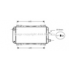 FDA2048 AVA Радиатор, охлаждение двигателя