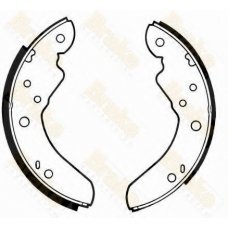 SH2218 BRAKE ENGINEERING Комплект тормозных колодок