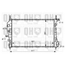 QER2404 QUINTON HAZELL Радиатор, охлаждение двигателя