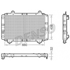 DRM09070 DENSO Радиатор, охлаждение двигателя