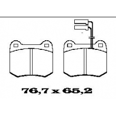 BL1205A2 FTE Комплект тормозных колодок, дисковый тормоз